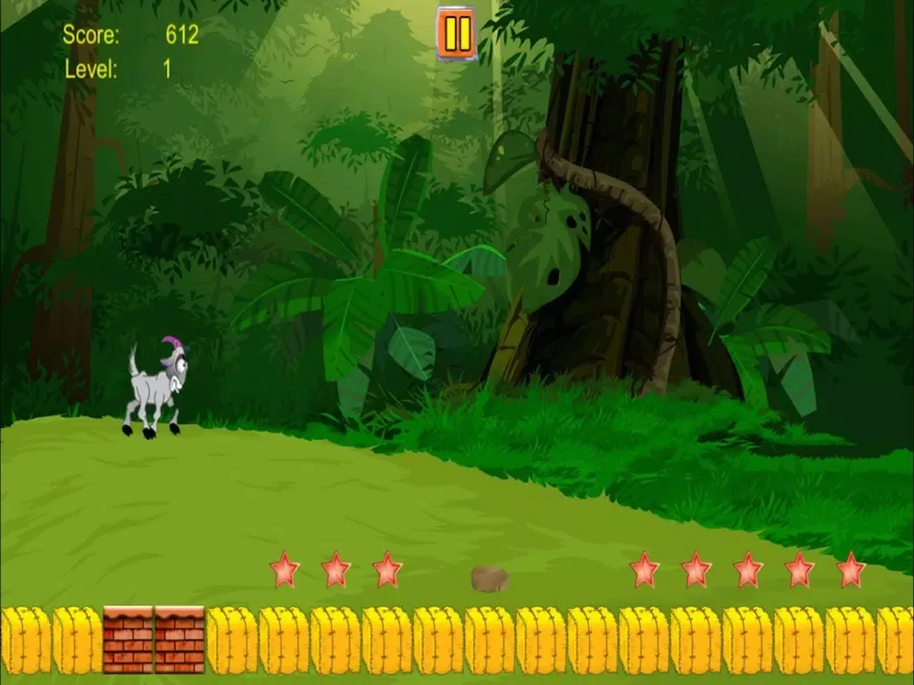 A Crazy Jumping Goat FREE - A Barn Animal Hopping Game iPad 应用截图