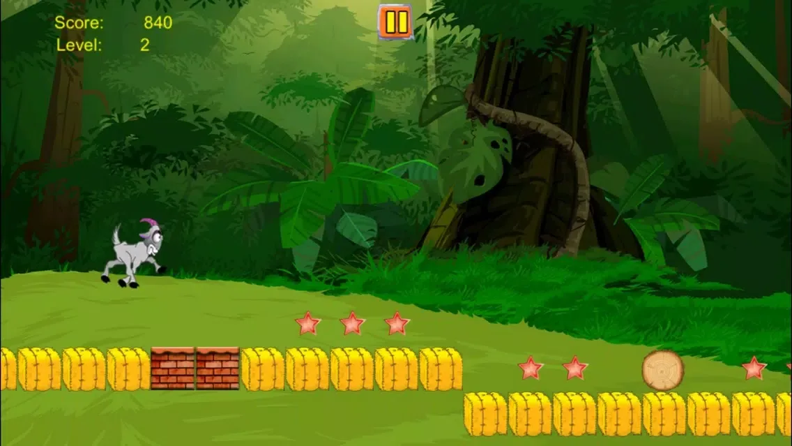 A Crazy Jumping Goat FREE - A Barn Animal Hopping Game应用截图