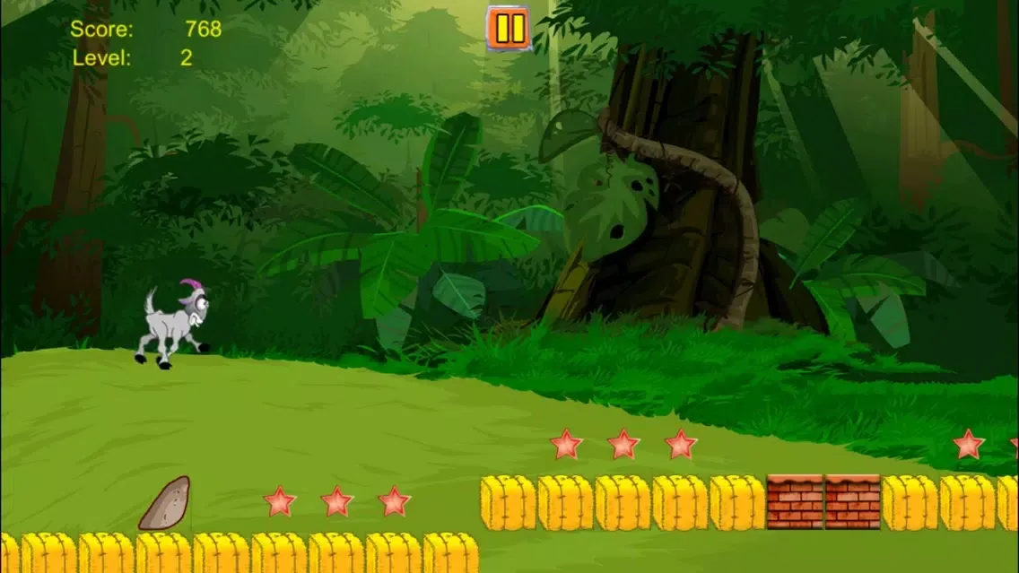 A Crazy Jumping Goat FREE - A Barn Animal Hopping Game应用截图