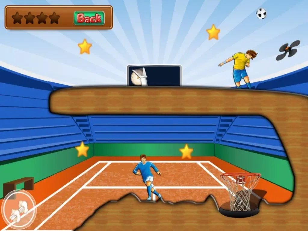 A Soccer Physics Bubble Game FREE - Fun Fizz Goal Escape iPad  Screenshots