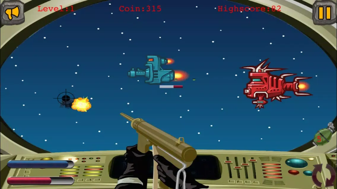 A Star Fighter Attack FREE - Cosmic War Defense স্ক্রিনশট