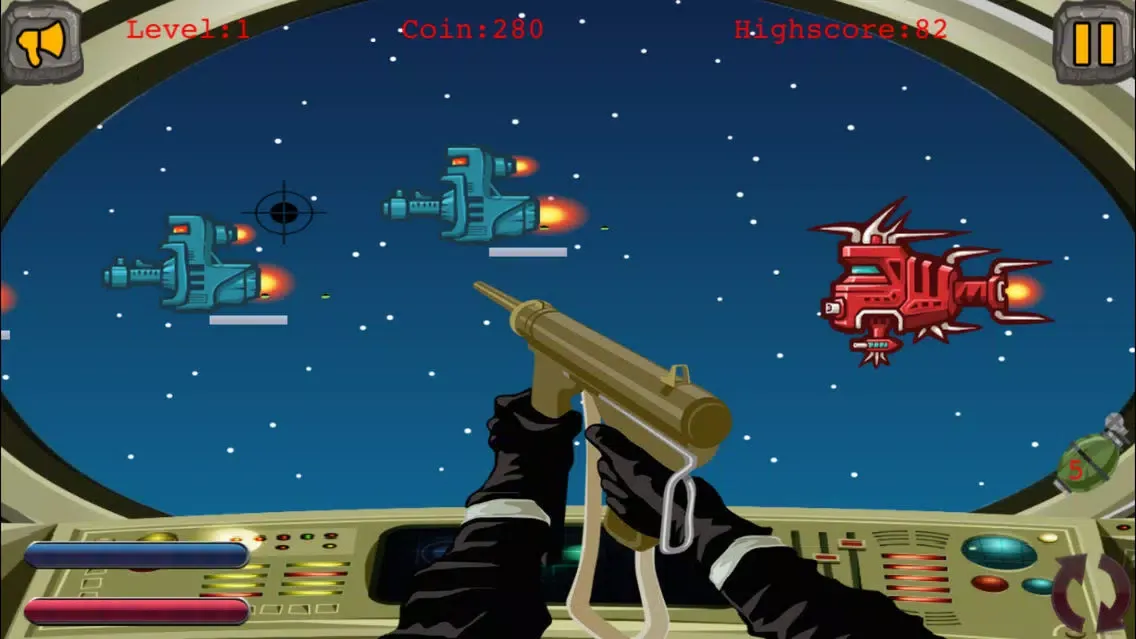 A Star Fighter Attack FREE - Cosmic War Defense স্ক্রিনশট