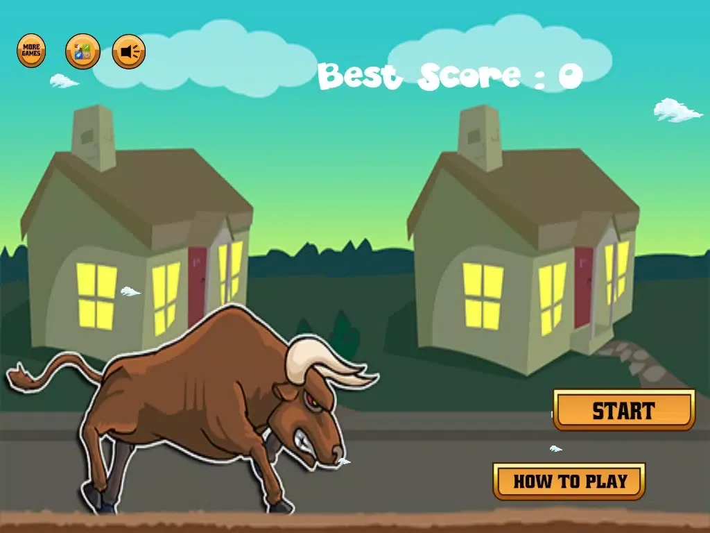 Tangkapan layar Bull Rush Runner FREE - Mad Beast Action Frenzy iPad 
