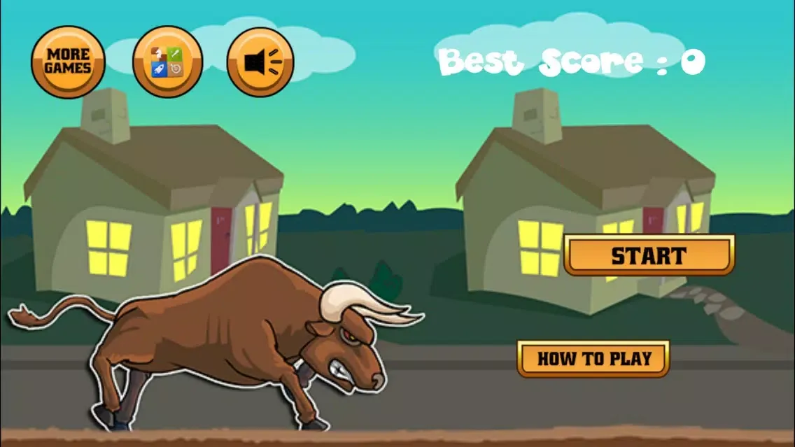 Tangkapan layar Bull Rush Runner FREE - Mad Beast Action Frenzy