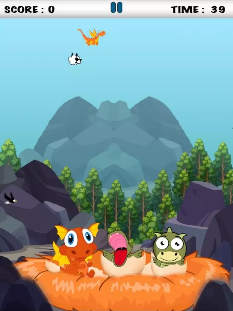 Captures d'écran de A Dragon Drop Story FREE - Ancient Monster Jumping Dash iPad 