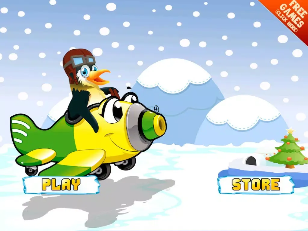 Captures d'écran de Flying Penguin Saga FREE - Crazy Wings Launch Mania iPad 