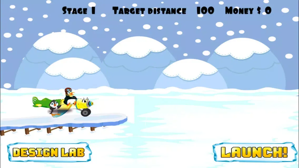 Captures d'écran de Flying Penguin Saga FREE - Crazy Wings Launch Mania