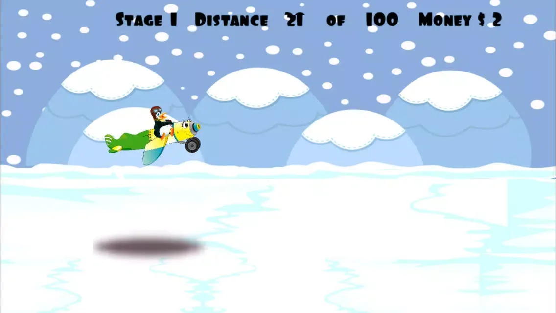 Captures d'écran de Flying Penguin Saga FREE - Crazy Wings Launch Mania