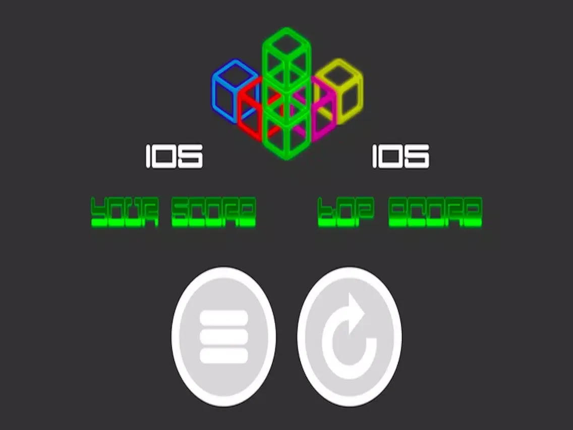 Neon Cubes: Color Rush iPad  Screenshots