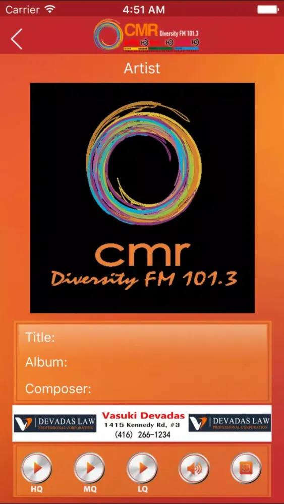 CMR diversity FM 101.3 スクリーンショット