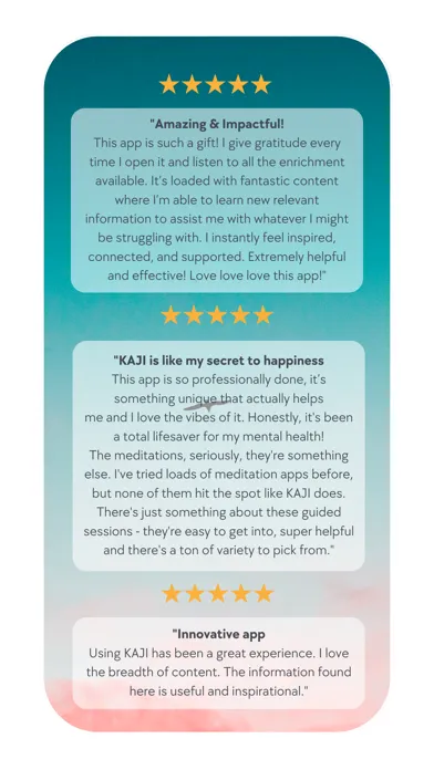 KAJI: Meditation & Healing應用截圖