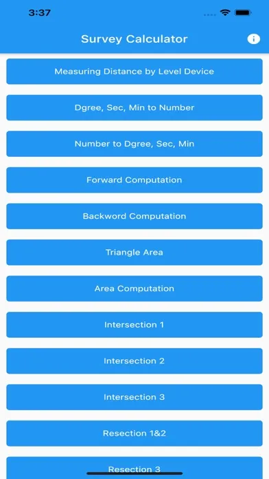 Survey Advanced Calculator 스크린샷