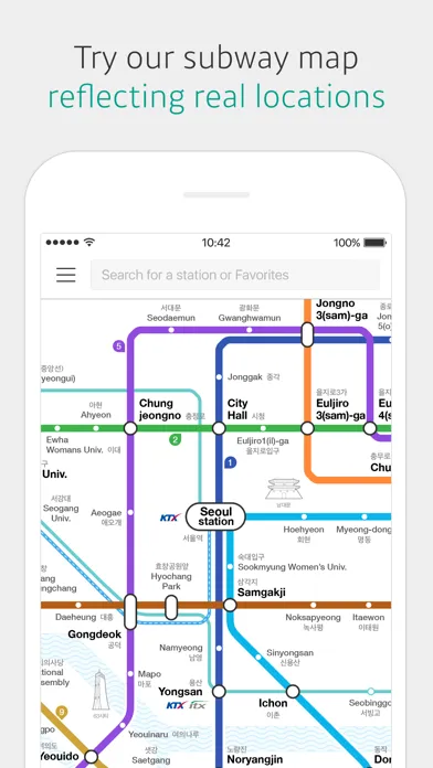 KakaoMetro سکرین شاٹس