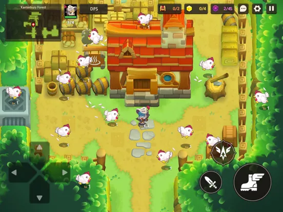 Tangkapan layar Guardian Tales iPad 