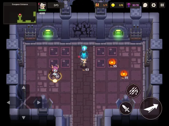 Tangkapan layar Guardian Tales iPad 