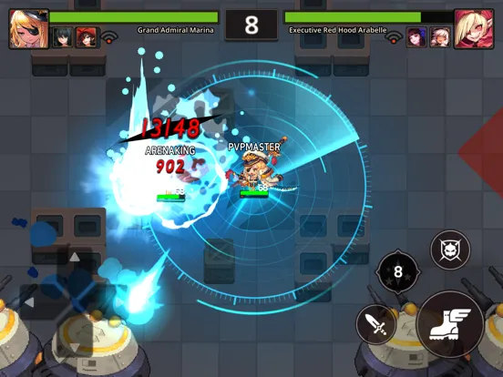 Tangkapan layar Guardian Tales iPad 