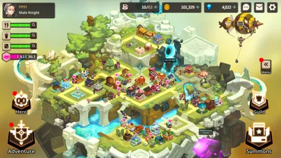Tangkapan layar Guardian Tales