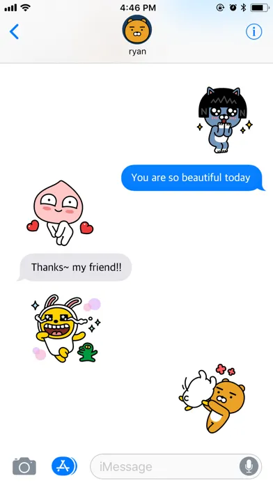 Ảnh chụp màn hình của Hello Kakao Friends