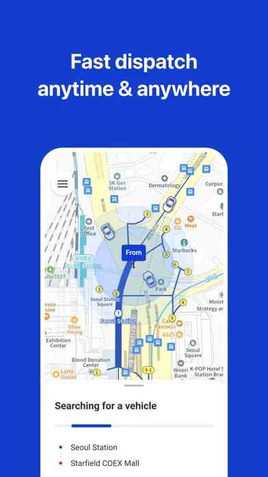 k.ride - taxi, cab, korea trip Screenshots