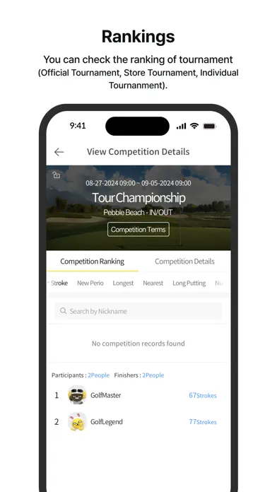 Ảnh chụp màn hình của GOLF VX