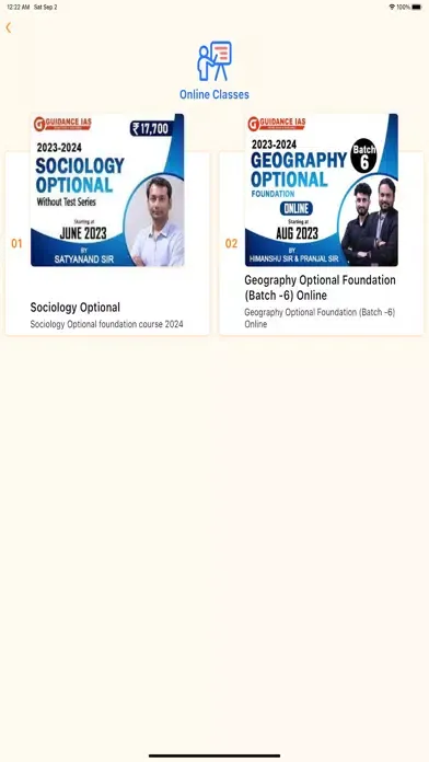 Guidance IAS Screenshots