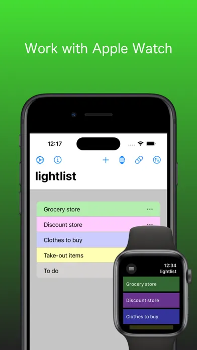 lightlist on the go स्क्रीनशॉट