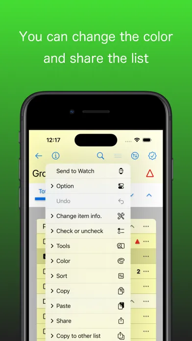 lightlist on the go स्क्रीनशॉट
