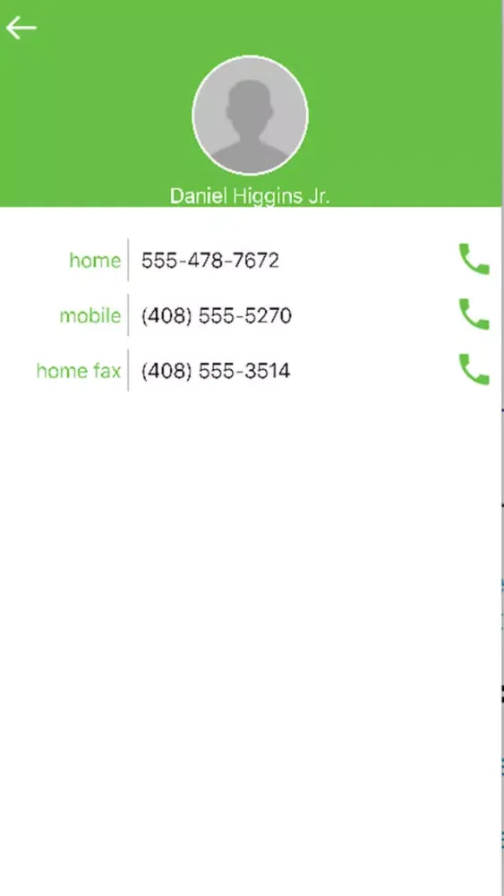 Ảnh chụp màn hình của hala dialer