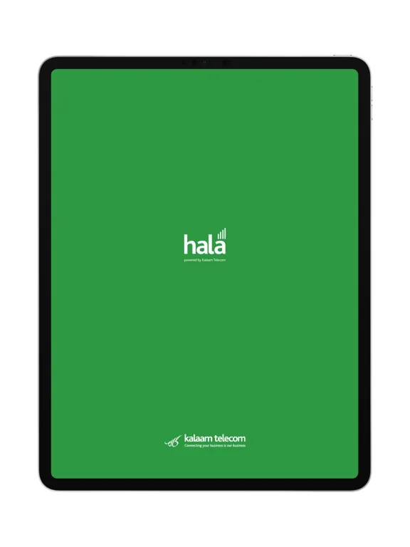 ภาพหน้าจอของ hala dialer iPad 