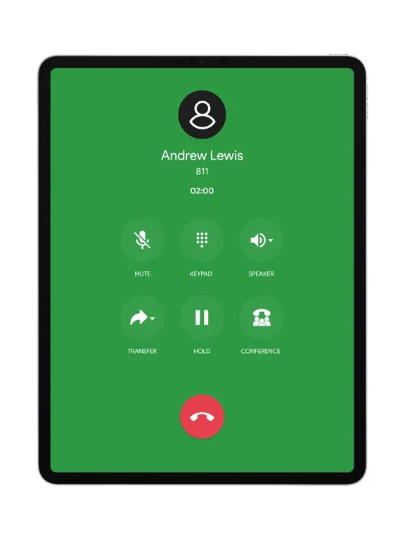 ภาพหน้าจอของ hala dialer iPad 