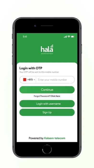 ภาพหน้าจอของ hala dialer