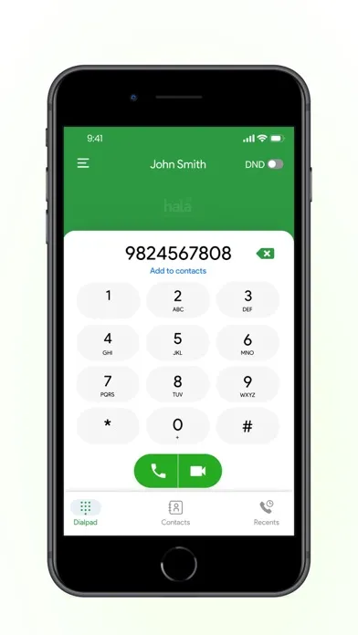 ภาพหน้าจอของ hala dialer
