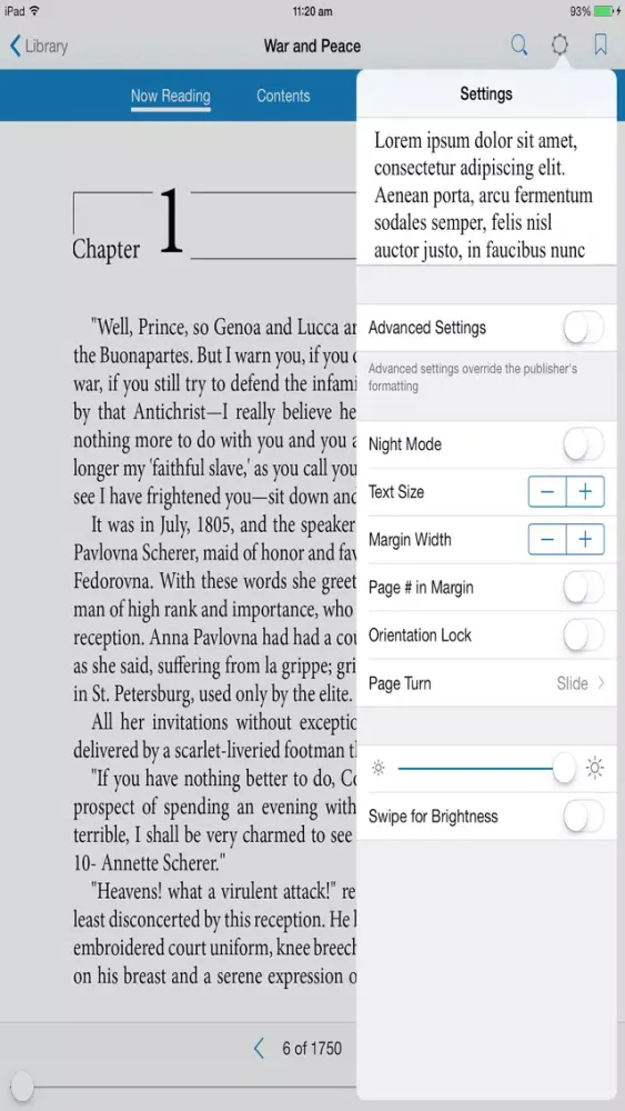 Скриншоты takealot eReader