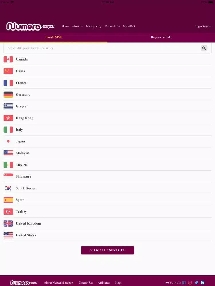 ภาพหน้าจอของ Numero Passport for travelers iPad 