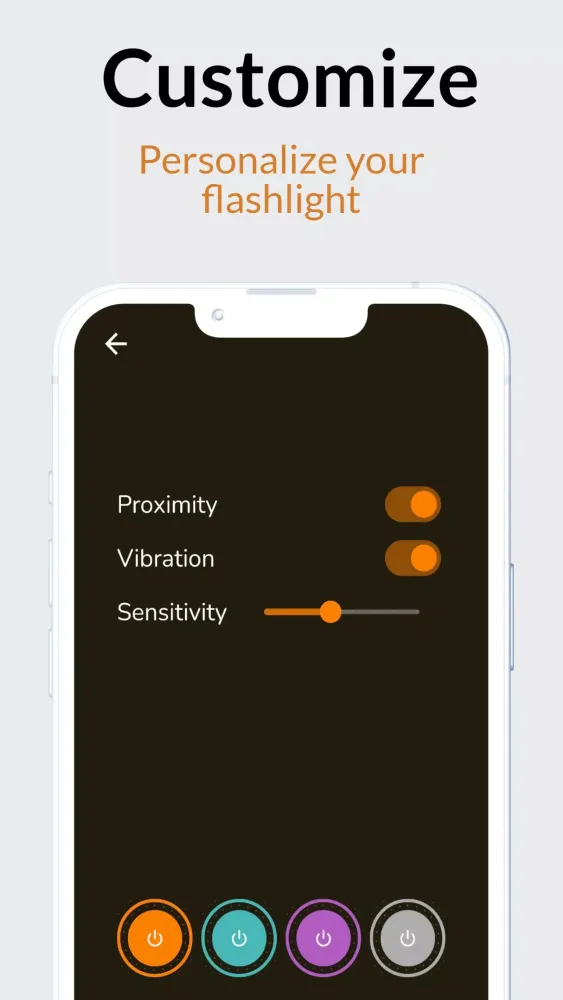 Capturas de pantalla de Shake Flashlight - Quick Torch