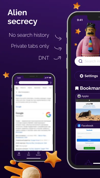 Light Surf Browser سکرین شاٹس