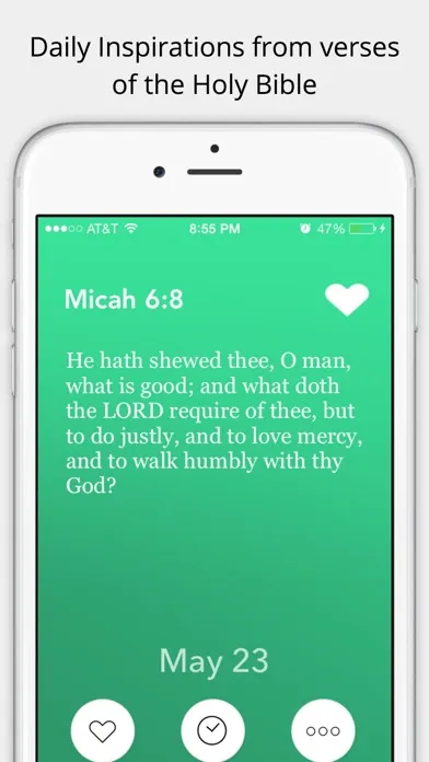 Daily Bible Scriptures - Inspire your life with a verse a day from the word of God Screenshots