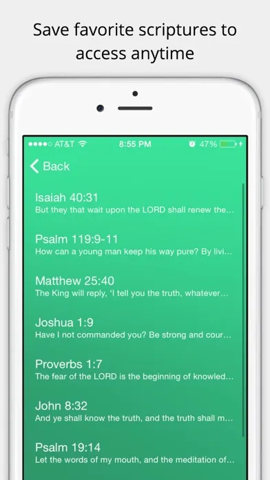 Daily Bible Scriptures - Inspire your life with a verse a day from the word of God Screenshots