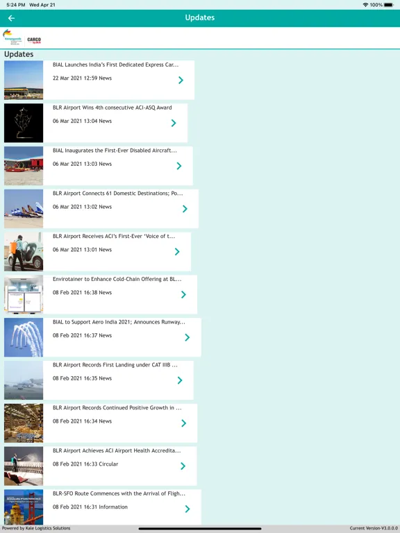 CargobyBLR iPad 應用截圖
