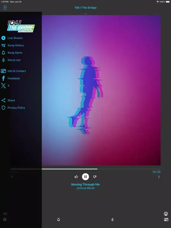 Capturas de tela do 106.1 The Bridge iPad 