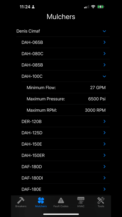 Screenshot di Equipment Service Tool