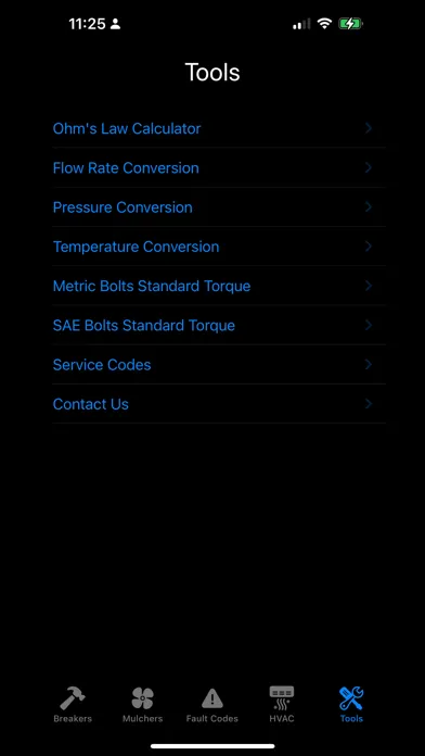Equipment Service Tool スクリーンショット