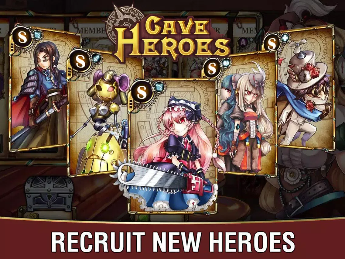 تصاویر Cave Heroes - Idle RPG iPad 