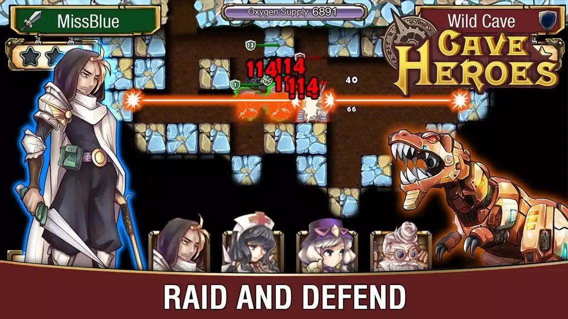 تصاویر Cave Heroes - Idle RPG