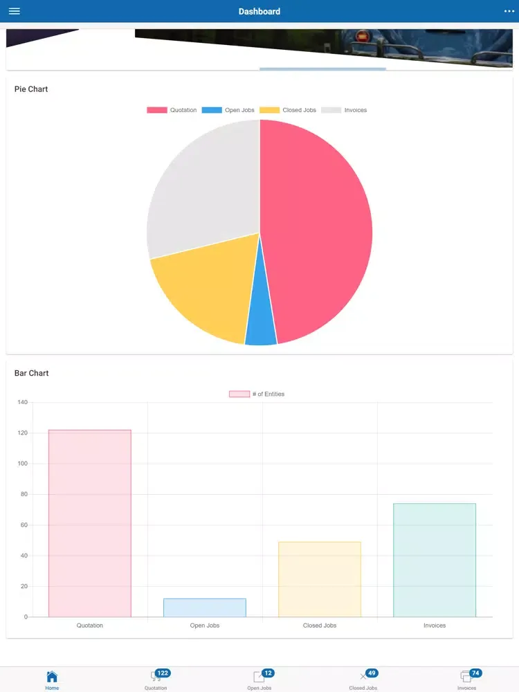 CORVI-Freight Management App iPad  স্ক্রিনশট