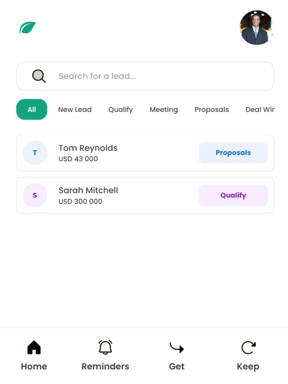 Kale - Get, Keep, Recover iPad  Screenshots