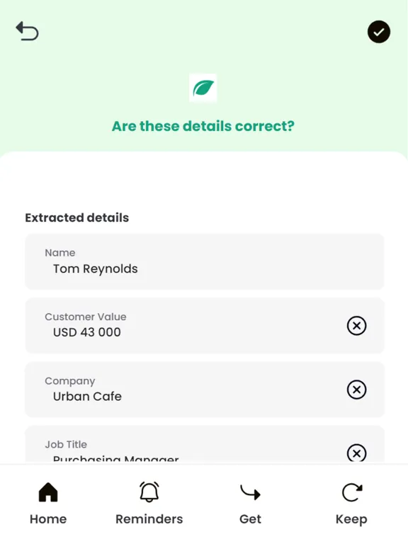 Kale - Get, Keep, Recover iPad  Screenshots