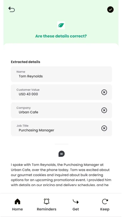 Kale - Get, Keep, Recover Screenshots