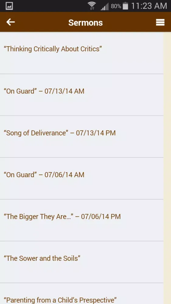 Galt Bible Church Screenshots