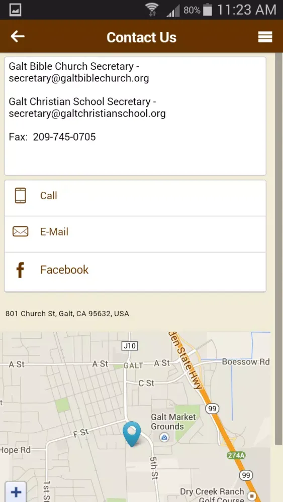 Galt Bible Church Screenshots